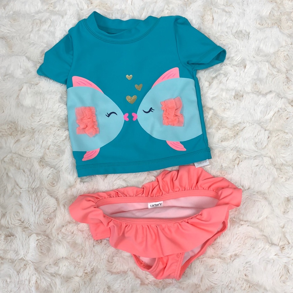 Adorable baby girl swimsuit
